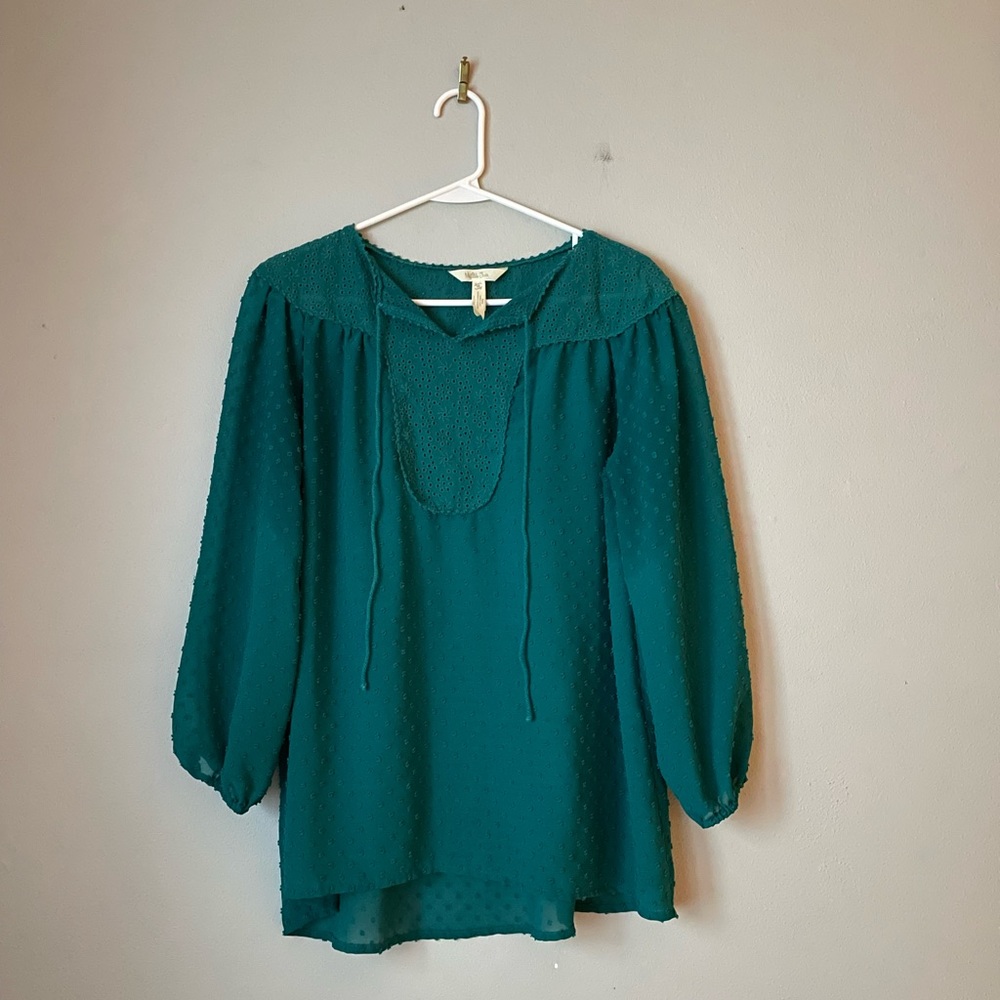 Matilda Jane Women’s Turquoise Blouse M
